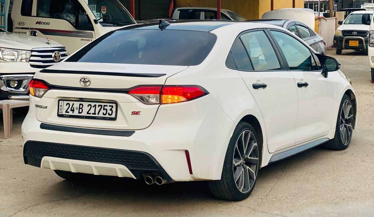 كورلا 2022
موصفات s سقف اسود بلادي
السياره بدون صبغ 
بدون ايرباك
أرقام سنويه جديده ٢٠٢٩ 
كير محرك شرط 
ماشيه ١٠٠ الف كيلو 
سياره كامله و جاهزا 
عنوان قضاء الشيخان 
السعر 155 مجال 
***********
