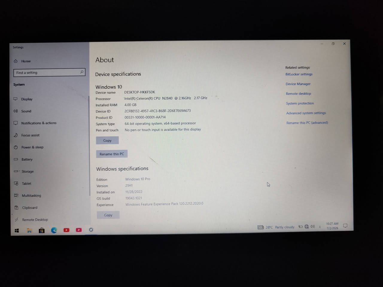 لابتوب hp للبيع حجم الشاشه وسط ويندوز 10 رام 4 باقي التفاصيل بصورة موجود سعرة ٦٥ الف شراي اتصل (‏‪***********‬‏)
عنوان سايدين الاخاء حي عدن
لابتوب hp للبيع حجم الشاشه وسط ويندوز 10 رام 4 باقي التفاصيل بصورة موجود سعرة ٦٥ الف شراي اتصل (‏‪***********‬‏)
