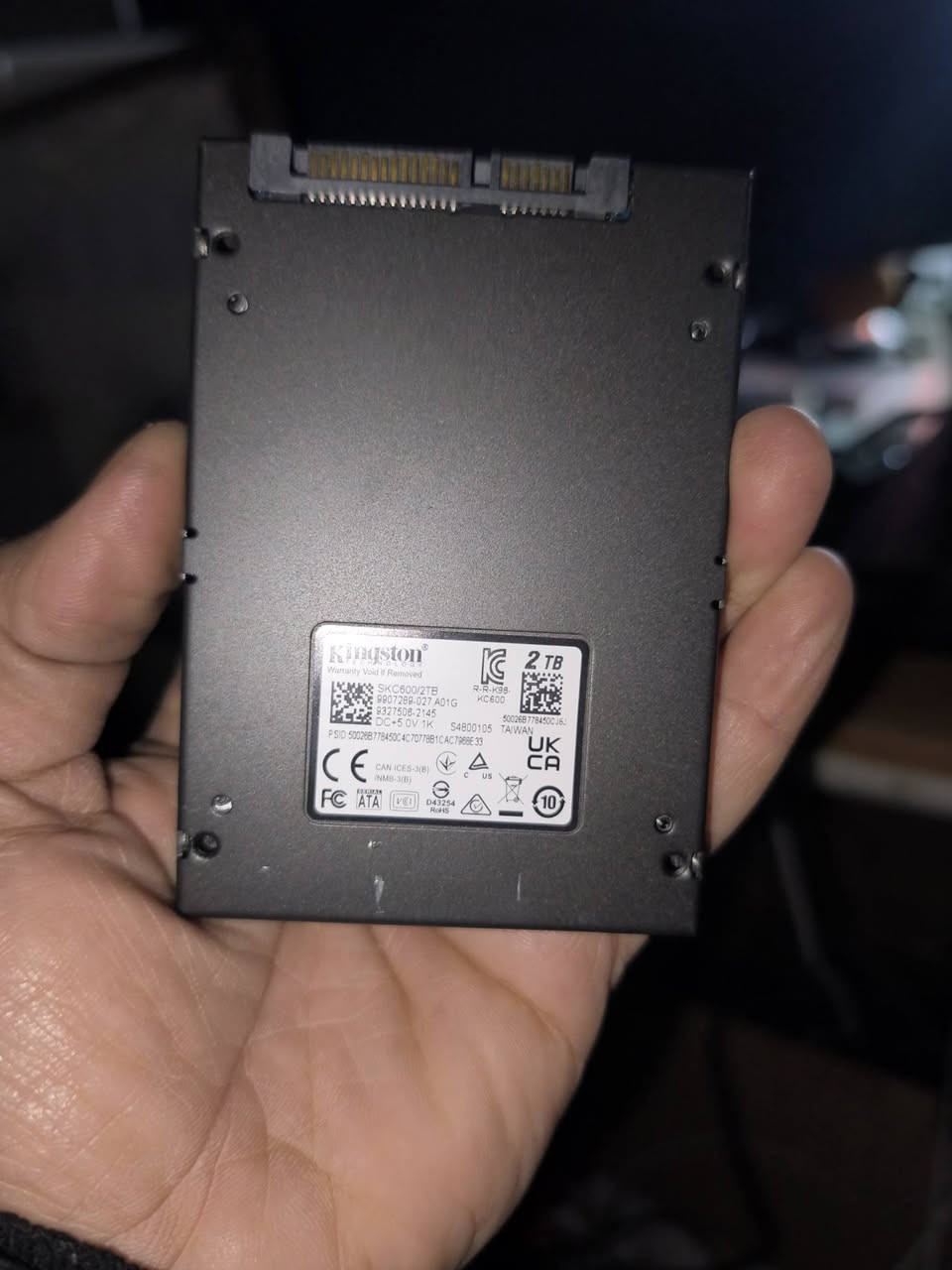 هارد 2 TB شركة كينج ستون
السعر 175 الف
***********
