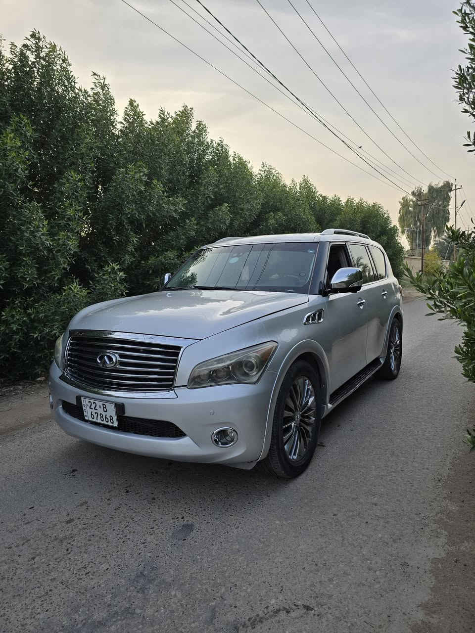 لسلام عليكم 
انفنتي 2012 فول لل اخير 
رقم اربيل تحويل ثاني يوم او وكاله 
سياره حلوه وجديده محرك 8 سلندر 5700
بيها رشات صبغ ابيع حزام تخم تاير جواها 
ويل جديد لايت زنون عالي ناصي ومواصفات 
ال انفنتي معروفه ميحتاج اذكرها 
مكان السياره صلاح الدين قضاء بلد 
سعرها 178$ وبيها وترهم مراوس
***********
