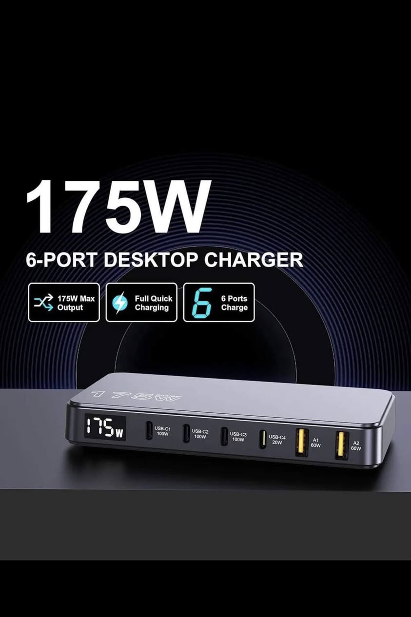 شاحنة بهذا الشكل175w
بيها اربع منافذ تايب سي و2يو اس بي 
السعر 50 الف


**إذا كنت صاحب هذا الإعلان وتريد حذفه لأي سبب، رجاءا أرسل رسالة إلى الدعم الفني**