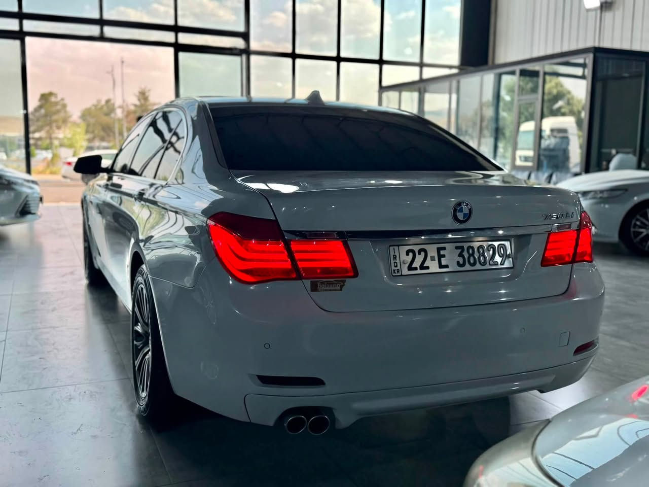 ﷽
BMW 730LI 2011
بيئيم مؤديل 2011 حجم 730LI فول مواصفات 🧿📦
مواصفات خليجى وكالة شريكة عروش
فول مواصفات باب طويل زمان دولي بنزين
-------------------------------------------
مكان🌆: سليماني                       سعر💵:174$🔐
تليفون📲:***********
-------------------------------------------
محرك سته سلندر بدون تيربؤ نوزل قصير محرك مرغوب
گير و محرك بشرط مامفتوح
بدون صوت و صرف و خلل بشرط فحص
-------------------------------------------
▫️سيارة مكفولة بدون صبوغ كلين
🔹بدون رصعات و بدون شخت
سيارة جديد جديد حيل حيلوة ماشالله 📦🧿
-------------------------------------------
مواصفات
{{ بصمة - سلايت - باب طويل - داخل بيجي - گير كوبرا  - خمس پردات  - كشنات جلد - كشنات كهربا - كشن و ستيرن خزن - سيدي بوكس - تبريد مركزي - مودي سپورت و سپورت پله س - ECO - فورميكا - بريك بصمة - AUTO HOLD - مراي شفت - بغاغ ماء - لايت ليد وزينون - حصاص امامي و خلفي - بعد هواي مواصفات }}
-------------------------------------------
اربع تاير و يل بيلادي جديد سيارة بدون مصروف
سيارة شرط بدون اى نواقص گير و محرك و حدادي و كاهرباى كل بشرط
سنوي و رقم و هزة جديد سنوي بأسمي تحويل غرامة بشرط
-------------------------------------------
