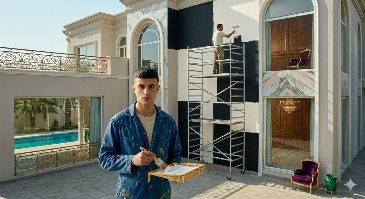 سلام عليكم اخواني الاعزاء ستاف صبغ جاهز
و متقدم وعدنة معرفة قوية عن الاصباغ 
كامل متكامل صبغ خارجي داخلي 
وهاذ رقم التواصل 
***********
و نحن في الخدمة 😉
