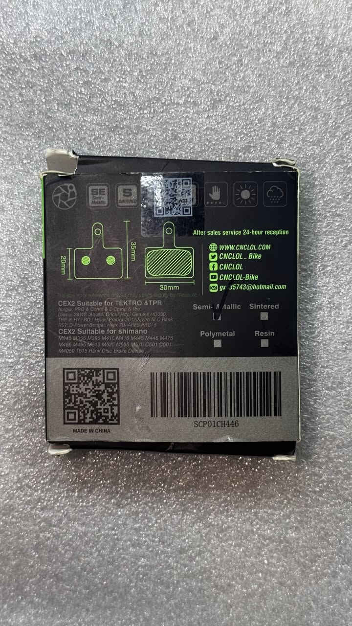 فحمات الفرامل.
میتالك 
جودة عالية كلش
عدد قطعتين
موجودة بالسليمانية
التوصيل متوفر


**إذا كنت صاحب هذا الإعلان وتريد حذفه لأي سبب، رجاءا أرسل رسالة إلى الدعم الفني**