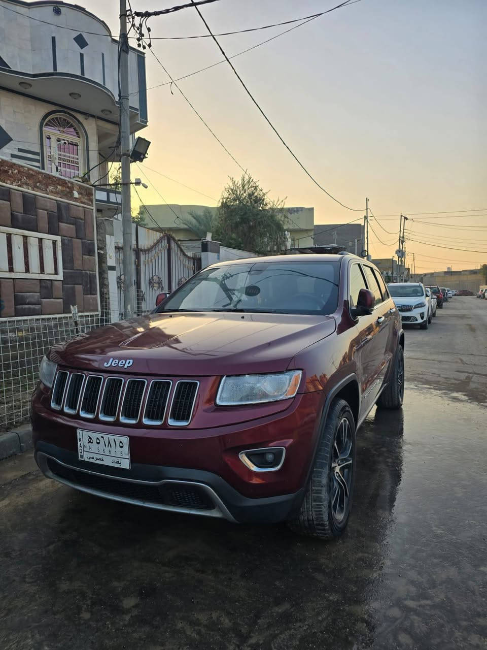 سلام عليكم
جيب جراند شيروكي
 2016 لاريدو
السياره ماشيه 91180 الف ميل 
حادثها جاملغ و بنيد بدون دواخل 
مكينه و كير كفاله وضع الشركه 
رقم بغداد بأسمي تحويل ثاني يوم 
فتحه 
كامري خلفيه دواره
حساسات خلفيه 
نضام رادار خلفي توقف ذاتي ومانع اصطدام
تو ويل 
شفتات ستيرن 
كشنات تدفئه 
دخول ذكي 
صندوق كهرباء 
تشغيل عن بعد 
السعر ...185... وبيها مجال 
مكاني بابل
***********
