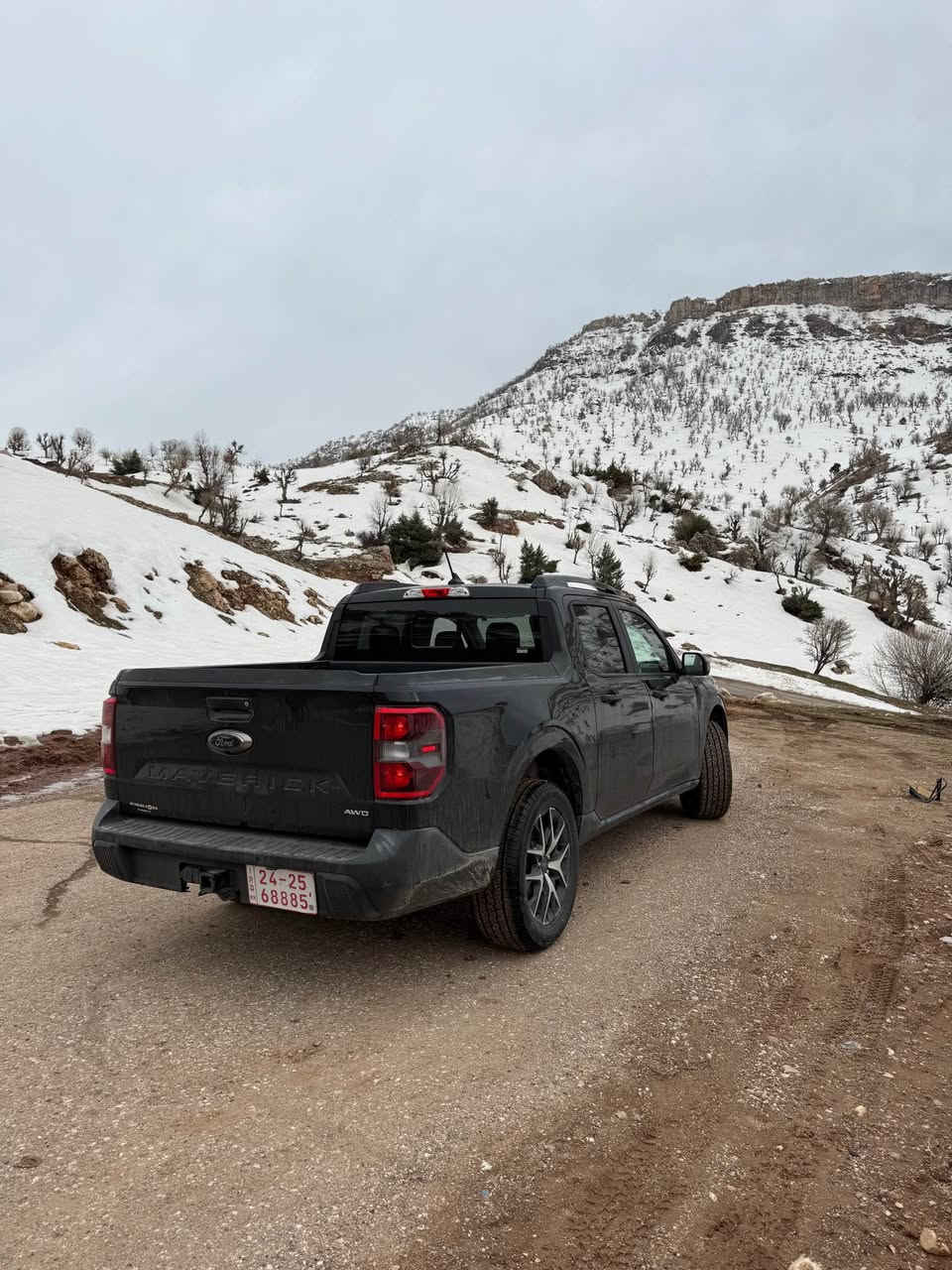 فورد مافريك   ٢٠٢٤
10,370 mil 
صبغ ( قطعة و نيف )
مواصفات ( لاريات) 
(شغال .  بصمه. . ده رگه هـ بصمه .  دوو رادار . حساس .كاميره . عينه رادار . كوشن جلد . كوشن هيتر . ستيرن هيتر . ٥ مود هاژوتن . دبل اكسن 4*4 . جاما پشتئ كهرباي .)
*********** زاخو, دهوك
