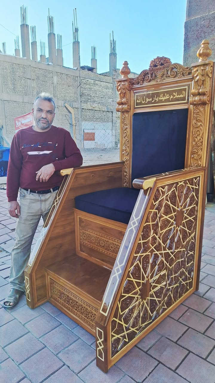 بّـــســمـــهـــ تْـــعـــاڵـــى

جانب من عملنا الخاص 
تم العمل وإنجاز هذا المنبر لاحد زبائن الكرام من أهالي النجف 
منبر حسيني بتصميم عصري يواكب عصرنا الحديث 
وتم العمل على هذا المنبر بعمل يدوي مع إضافة  مكائن CNC
انواع الخشب يتكون من الصاج البورمي الاصلي  والزان 
والتطعيم بالبلوط والسنديان بحرفيية ممتازه 

اي شي يخص التصميم وعمل ال CNC
نحن مختصون بهذه المجال 
 @يتم تصميم افكارك بعناية
وتجهيزها على مكائن حديثه 
زورونا في مكتبنا الواقع في 
النجف _كوفه _ شارع كوفه نجف _ مقابيل فندق الزهراء
 للإستفسار وطلب يرجى التواصل على الرقم 
0️⃣7️⃣8️⃣2️⃣2️⃣3️⃣5️⃣0️⃣8️⃣9️⃣0️⃣


**إذا كنت صاحب هذا الإعلان وتريد حذفه لأي سبب، رجاءا أرسل رسالة إلى الدعم الفني**