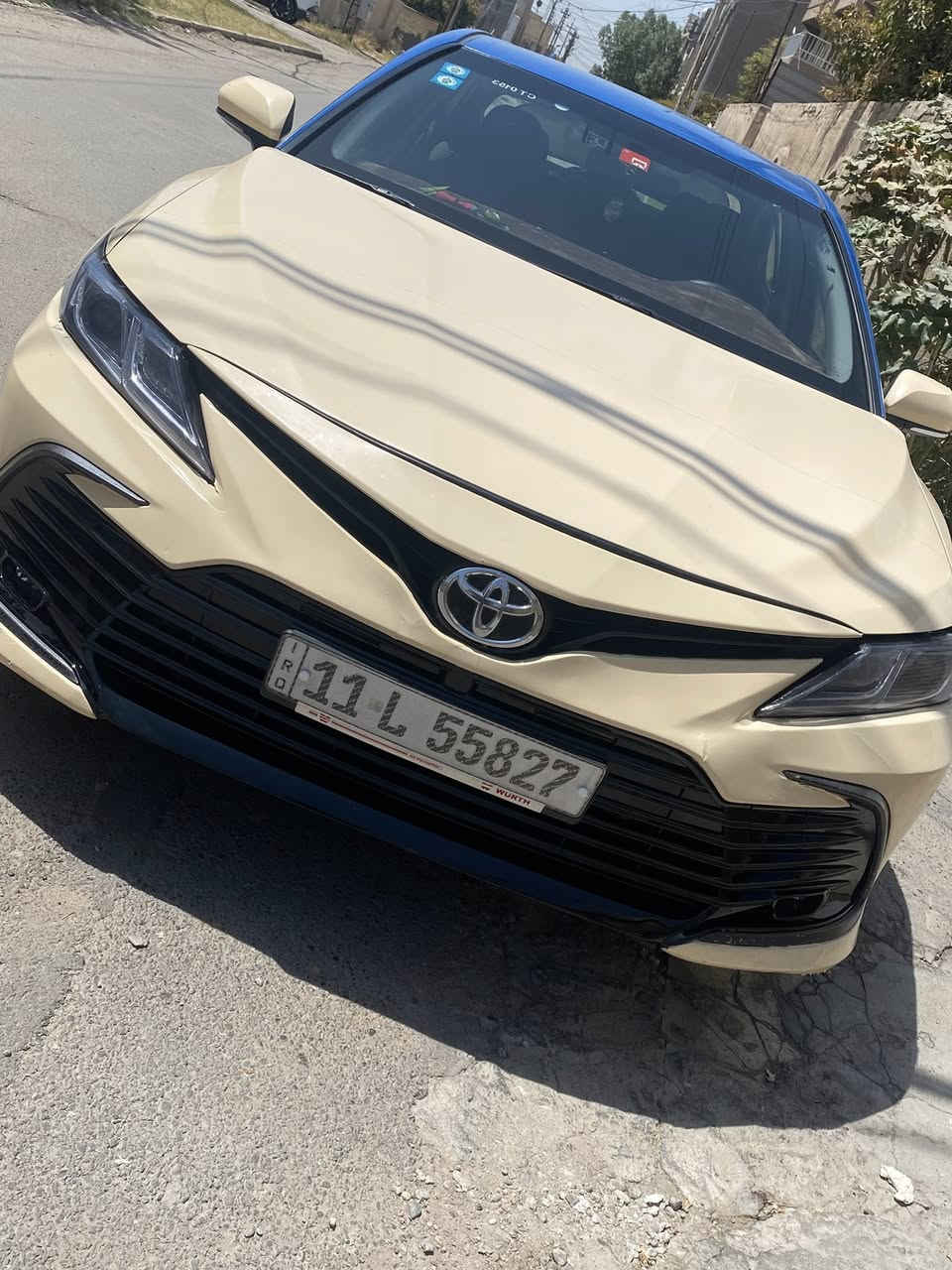 سلام عليكم للبيع كامري موديل 2022 اصل  تكسي دبي 
سياره جديده مكفول محرك كير بطاريه  حادث خلفي  صندوق مبدل وجاملغ الخلفي مصبوغ  وبنيد مبدل  بدون ايرباك  سياره جديده ماشيه 180 كيلو   سعر 155 وبيه مجال حك الجيه  
*********** عنوان بغداد حي الجامعه
