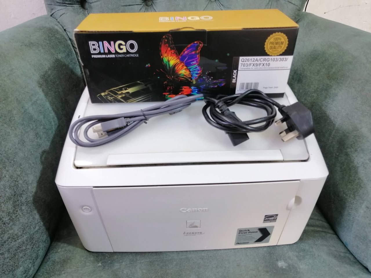 السلام عليكم طابعة كانون ليزري LBb 3100 نظيفة جداااا
ابيض واسود ١٨ نسخه بلدقيقيه
كاترج باودر سعره ٧ الف دينار اكفي ٢٠٠٠ نسخه
 تعمل نظام الحاسبة وعن طريق تلفون توصلاه مكان بغداد الكرخ للاستفسار خاص


**إذا كنت صاحب هذا الإعلان وتريد حذفه لأي سبب، رجاءا أرسل رسالة إلى الدعم الفني**