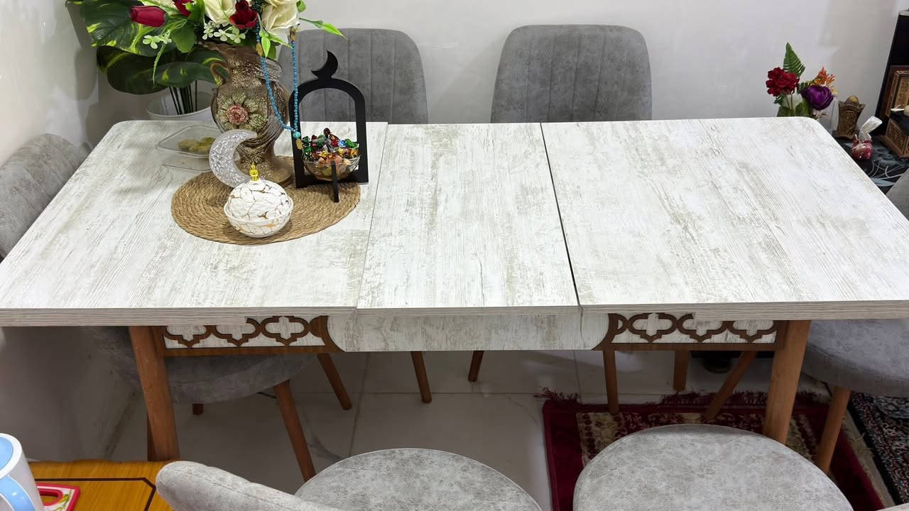 الســــلام ؏ـــليكم
ميز طعام سلايت 6 كراسي
خشب نظيف جداً جداً استخدام قليل جداً 
السعر 200 الف وبي مجال قليل


**إذا كنت صاحب هذا الإعلان وتريد حذفه لأي سبب، رجاءا أرسل رسالة إلى الدعم الفني**