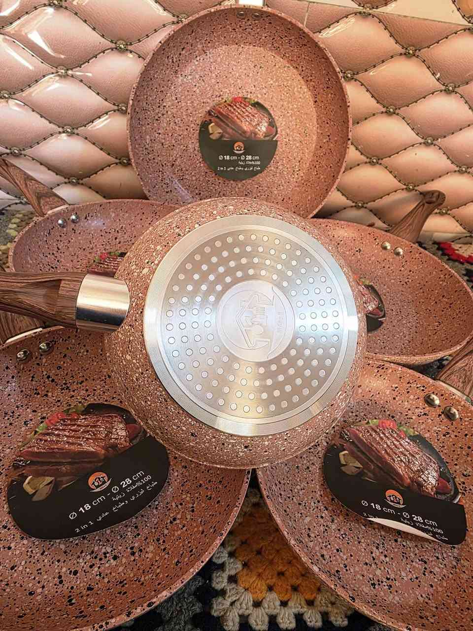 رمضان مبارك عليكم 
العروض الرمضانيه سيت طاوات ٦ قطع كرانيت زيتي ضد الحرق 
درجة أولى حجم من ٢٨ لل١٨ بسعر ٤٠ الف توصيل مجاني  سيتات اخيرة


**إذا كنت صاحب هذا الإعلان وتريد حذفه لأي سبب، رجاءا أرسل رسالة إلى الدعم الفني**