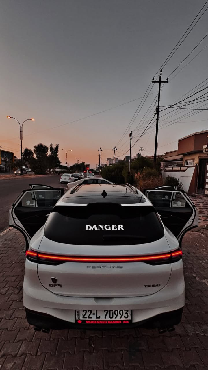 بورش الصيني : دونك فينك 2023 T5 EVO
السعر (155) وبي مجال 

السياره بوضع الشركه (كلين) مع ضمان 6 سنوات 

ماشيه 85 ألف قابله لزياذه 

بـ اسمنه 

رقم اربيل 

هزه و سنويه جديد 

شرط التحويل 

الموصفات 👇🏻

الأداء : 
1.5 تيربو 
دفع امامي 
القًوه الحصانيه 195 
ناقل حركه DCT7 دبل كلتش 
سعه الخزان 55 لتر 
العزم : 285 نيوتن 
كير ومكينه ياباني شرط 

خارجيه السياره : 
بصمه 
اضويه LED
باب خلفي كهربائي 
بانوراما 
ويل اسود طافي حجم 19
حساس اضويه 
حساس مطر 
أضويه نهاريه 

داخليه السياره : 

ثلاجه داخليه
شاشه مركزيه 10.25 إنش 
اضاءة داخليه متعدده الالوان 
تحكم ستيرن 
مثبت السرعه 
كراسي مدفأة (سائق و مرفق)
كراسي جلد كهربائية 
3 انظمه قيادة (اقتصادي . سبورت . اعتيادي)
مكيف امامي منفصل وموزع خلفي 

وباقي المواصفات موجوده بصوره 

مكان السياره كركوك 
للـ استفسار (***********)

