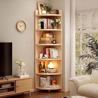 رفوف خشب زاوية • ١٨٠×٣٥×٣٥ سم • أربيل