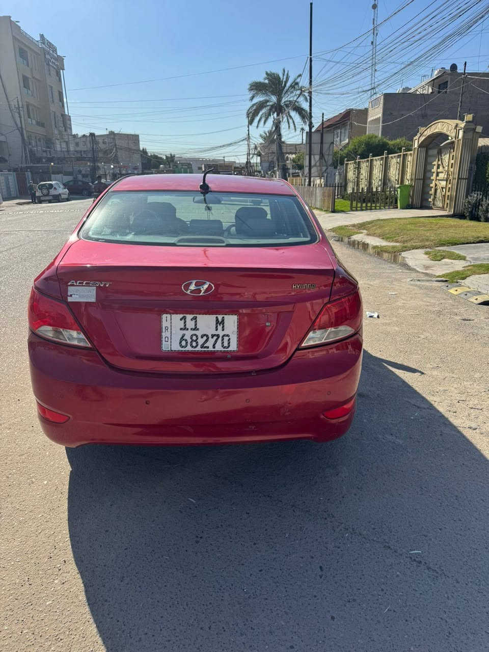 السلام وعليكم للبيع
اكسنت موديل 2014 
وارد امريكي 
حادث السيارة جداً بسيط فقط بنيد بدون دواخل صبغ قطعه وحده بس بنيد 
مكان السيارة بغداد الدورة 
السعر 88$
وبيها مجال بسيط  
***********
