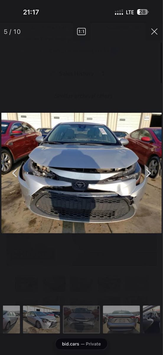 کرۆلا ٢٠٢١ LE 
بۆنیت سبوخە سەرە چامرخەکان بست بست بۆیاخە
بێ ئێرباگ بێ داخیلی 
١٣٧ مەجال 
*********** أربيل, العراق
