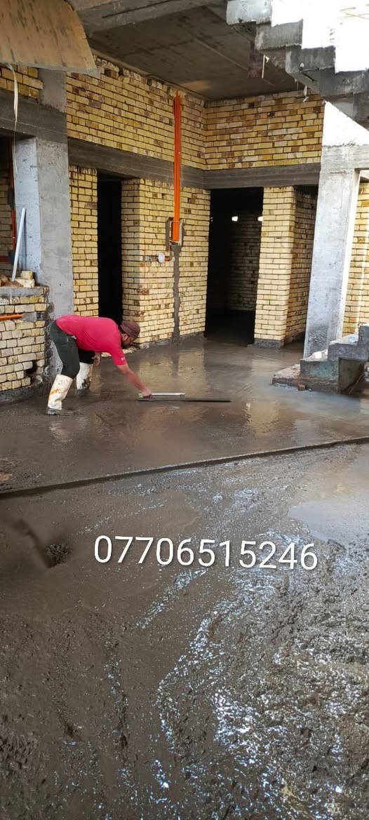 ***********السلام عليكم شباب احنه جماعت الصب اختصاص عملنه تصليط السطوح شرط الماي بل مرزاب وختصاص عملنه ايضاً تنضيف الارضيات من الإنقاذ مع الحدل ورش المبيد والصب داخل البصرة ***********
