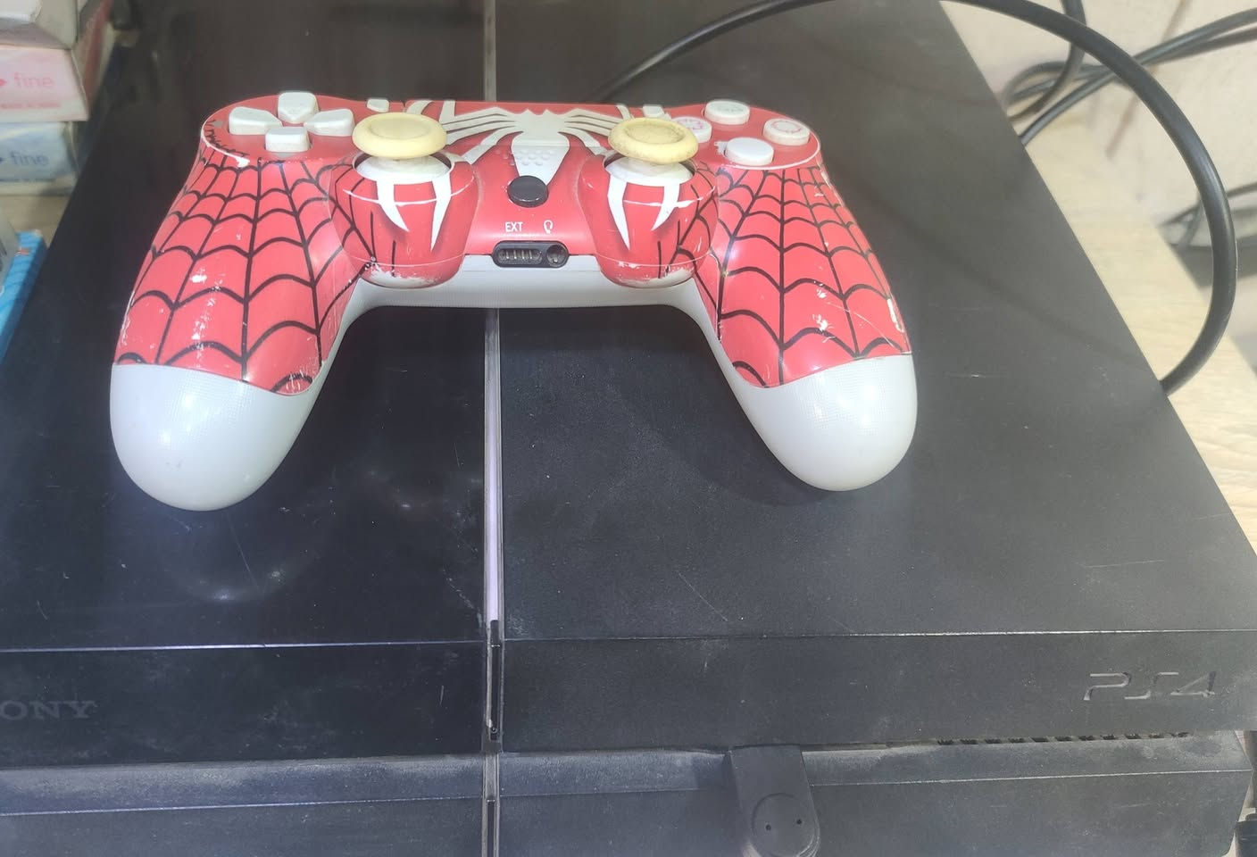 بلي 4 فات اصلي (كامل ملحقات) 
نظام 13 مهكر
ذاكرة 500
الناصرية - الاسكان الصناعي


**إذا كنت صاحب هذا الإعلان وتريد حذفه لأي سبب، رجاءا أرسل رسالة إلى الدعم الفني**