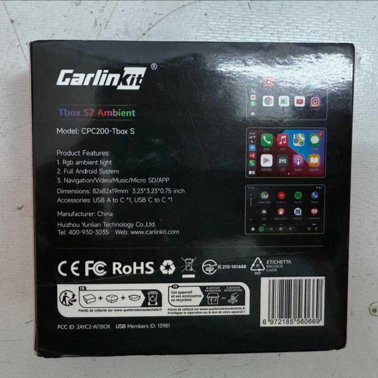 كار بلي.    كار لنكت
حديث
ذاكرة 4 ب64 
نظام 13 
جديد 
رام 
شريحة 
يعمل بنظامي ( ابل كار بلي و اندرويد اوتو ) 

السعر / 110 

يوجد توصيل


**إذا كنت صاحب هذا الإعلان وتريد حذفه لأي سبب، رجاءا أرسل رسالة إلى الدعم الفني**