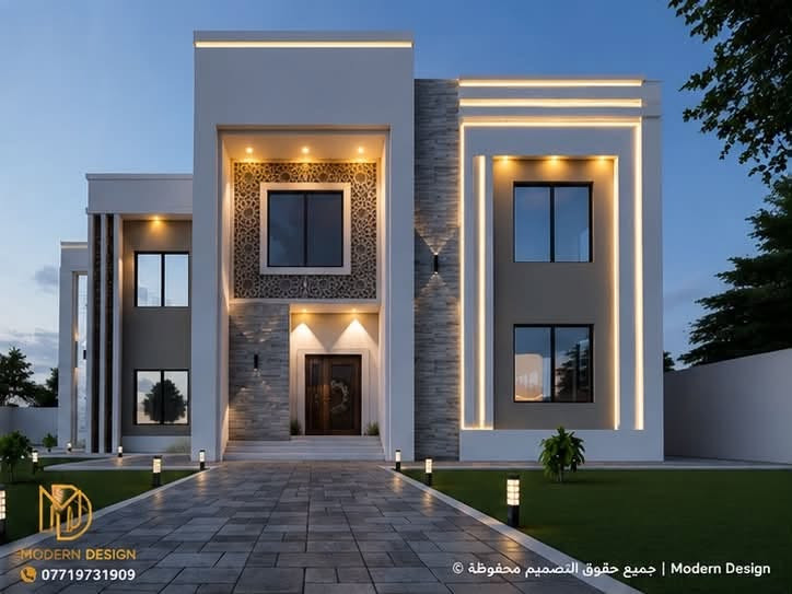 � واجهات منازل عصرية بتصاميم فريدة وجودة تنفيذ عالية.
في Modern Design نحول أفكارك إلى واقع بأدق التفاصيل وبأسعار مناسبة.
📞 للتواصل: ***********
