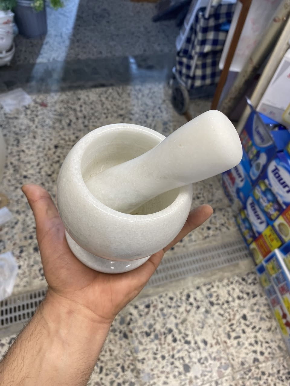 هاونات حجر مرمر طبيعي مية بالمية بوزن كيلو ونص سعر القطعة 8 الف
توصيل 5 الف


**إذا كنت صاحب هذا الإعلان وتريد حذفه لأي سبب، رجاءا أرسل رسالة إلى الدعم الفني**