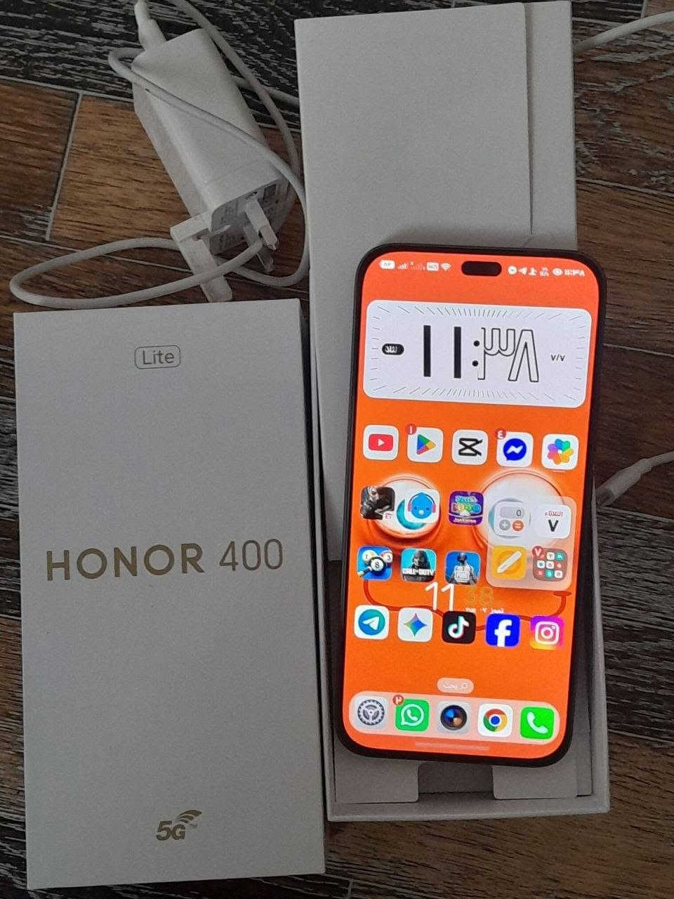 جهاز هونر 400 لايت 5g 📱
ذاكره 256 عشوائيه 16✅
مستخدم سبوع كامل ملحقات جديد بل باكيت مكفول من شخط ✅ بي زر الكامره نفس لايفون وكامره 108 ميكه بطاريه 5230 📱معالج سناب دراكون 7025التمت سعره 300 قفل مكاني نجف مشخاب ماكو توصيل 🤍📱 تتواصل فقط واتس ***********
