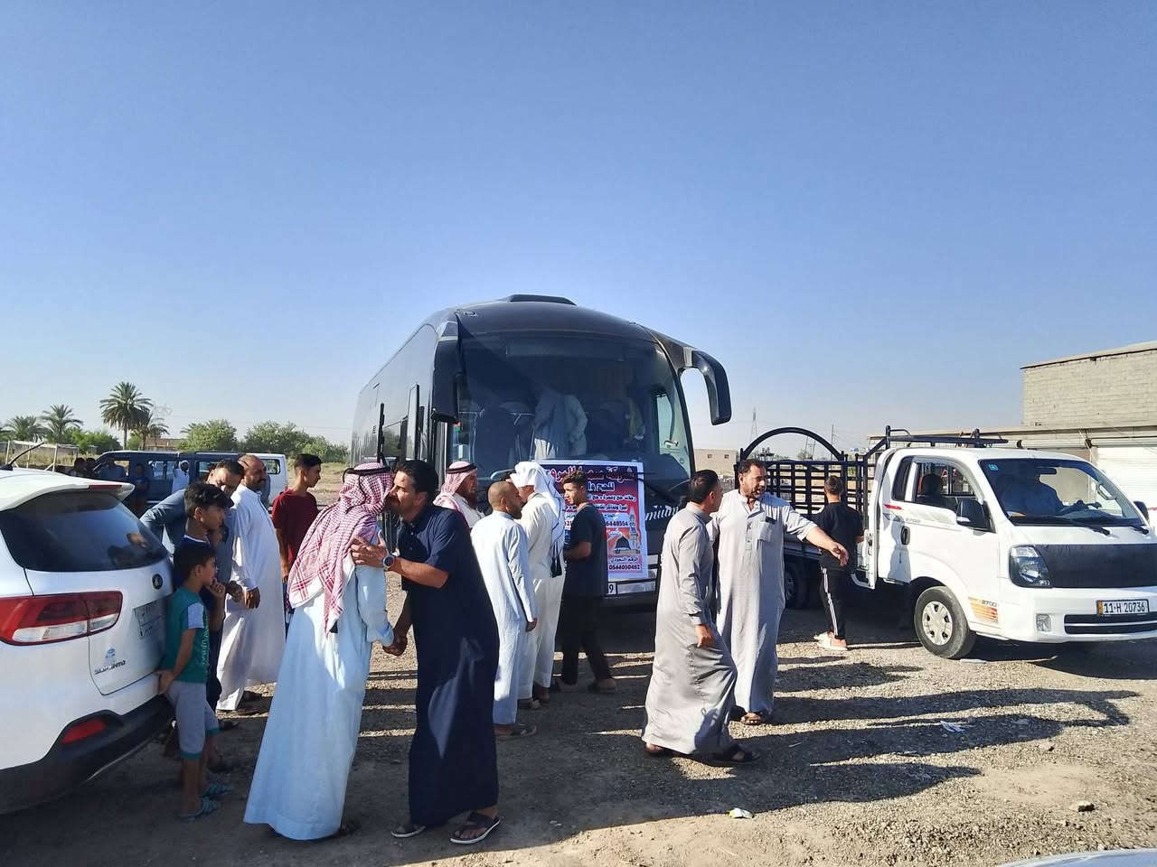 تعلن شركة سما البروج للحج والعمره عن بدأ  استلام الجوازت ممن يود الذهاب الى بيت الله الحرام لادا مناسك العمرة أول رحلة بعد العيد  بعشرة أيام
من يود الذهاب  الى بيت الله الحرام لاداء مناسك العمره  عليه الاسراع بتسليم الجوازات

عمرة الـــى بـــيت الله الحــــــرام 
 
🇮🇶 شركة سما البروج للحج والعمرة  🇸🇦 
 بأدارة الحاج داود  ابو عبد العزيز الجدادي           والحاج . غسان الجنابي          

عمرة  / براً  
_________________________

الرحلة تشمل : 

1- 🔸نقل من باب الشركة 🚌

2- 🔸مزارات مكه والمدينه🕌🕋🔸

3- 🔸مرشد مختص يرافق المعتمرين 👳🏼‍♂️🔸

4- 🔸يشمل الحقيبه مع الإحرام في حال اضافة الطعام 

5- 🔸مدة الرحله 10 يوم🔸

6- 🔸مدينه 3ايام 🔸

7-🔸مكه المكرمة 7ايام
🔹🔹🔹🔹🔹🔹🔹🔹🔹🔹🔹🔹🔹🔹

تقسيم الغرف : ( رباعي _ خماسي )

في حال الغرفة الثنائية : يكون فرق  
العنوان القطاع  . الرضوانيه. 
بالقرب من مجمع الرضوانيه الطبي 

🔸🔸🔸🔸🔸🔸🔸🔸🔸🔸🔸🔸🔸🔸

📍العنوان : بغداد | الرضوانية
للاستفسار الاتصال على الارقام التاليه. جميع الخطوط فيها واتساب 
*********** أبو عبد العزيز
***********
*********** غسان أبو يوسف 
***********
*********** عادل أبو كامل 
***********
تعلن شركة سما البروج للحج والعمره عن بدأ  استلام الجوازت ممن يود الذهاب الى بيت الله الحرام لادا مناسك العمرة أول رحلة بعد العيد  بعشرة أيام  

صاحب المنشور 
سفيان الجنابي
