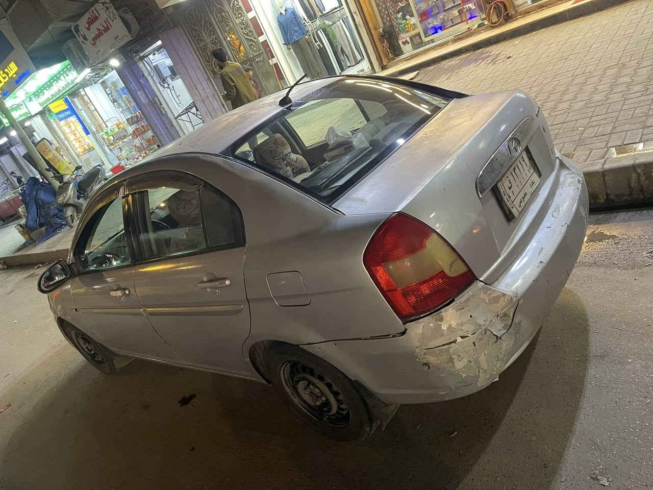 ‏أكسنت 2009 مكينة 600 سيارة بيها ثلاث قطع صبغ مكان السيارة بغداد بسمنة السعر 75 رقم الهاتف ***********
