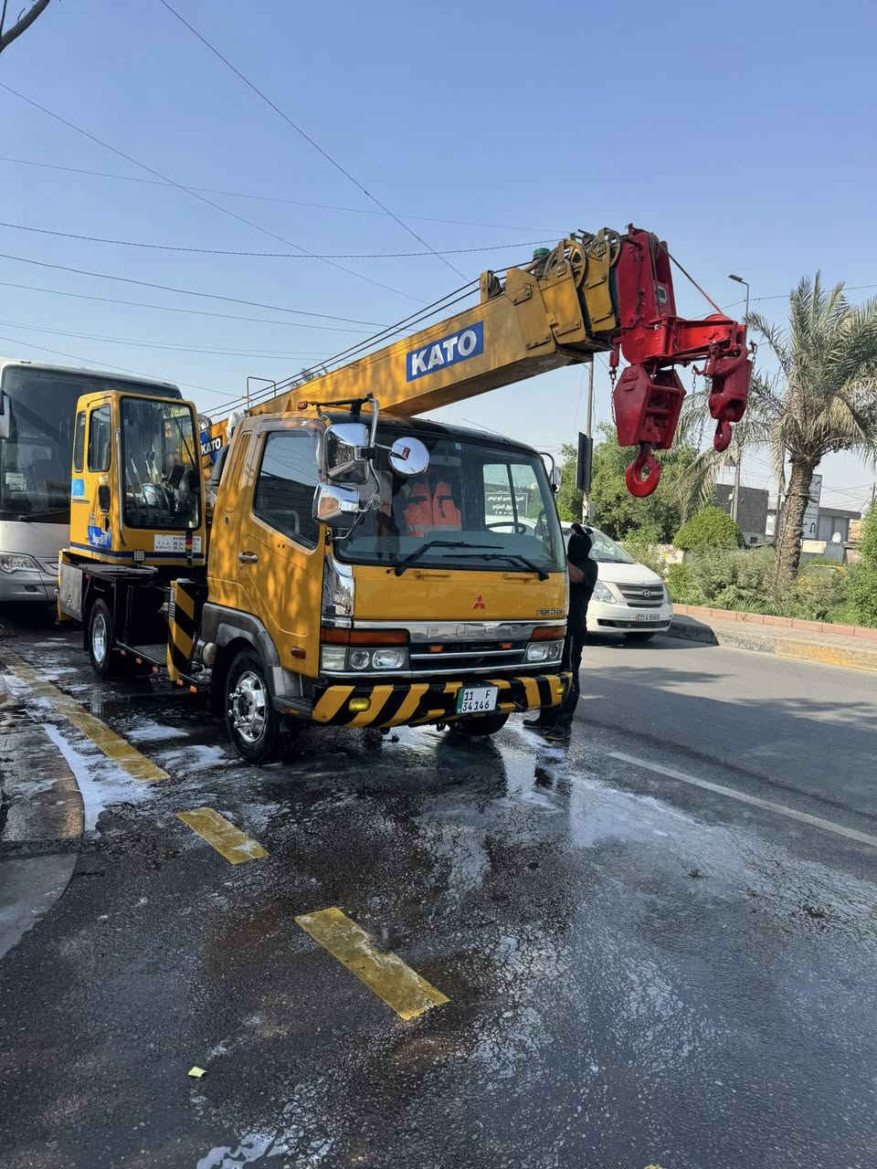 السلام عليكم كرين 7 طن كفالة عامة فول سيفتي رقم بغداد تحويل مباشر 
*********** مكان بغداد الكرين كرين جديد 100/100 
دخول جديد
