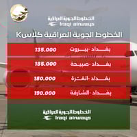 عروض خطوط الجوية العراقية مع نجمة الجنوب للسفر والسياحة ✈️  هل تبحث عن...