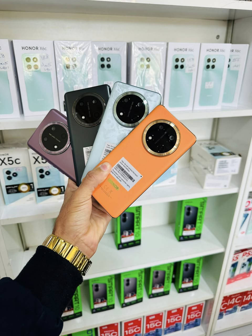 #علق_بتم_يصلك سعر النقد والقسط على الخاص ✅✅
#تابع_صفحتنا حته يصلك كل جديد ♥️✅

🚩المقاوم لكل الضروف واسوء المستخدمين ♥️♥️
🚩اكثر جهاز حقق مبعات بالعراق ✅✅

📍📍هونرX9C 

 📱 ذاكرة
       .   256 _ رام 12     
       
🔋 البطارية
 • السعة: 6600mAh 🔥 (قوية جدًا)
 • الشحن: 66 واط سريع  ￼

💪 التحمل والمتانة
 • مقاومة ماء وغبار: IP65
 • مقاومة سقوط حتى 2 متر تقريبًا
 • تصميم قوي جدًا (موجه للتحمل)

الضمان 🔨📱
سنة كاملة صيانة ضمان حقيقي 👍👍

القسط الشهري 37 بدون مقدمة  ✅

______عنوانا 👇👇👇👇_______

 الشرقاط اسديرة وسطى الفياض مجاور عيادة صالح النجم 
***********
