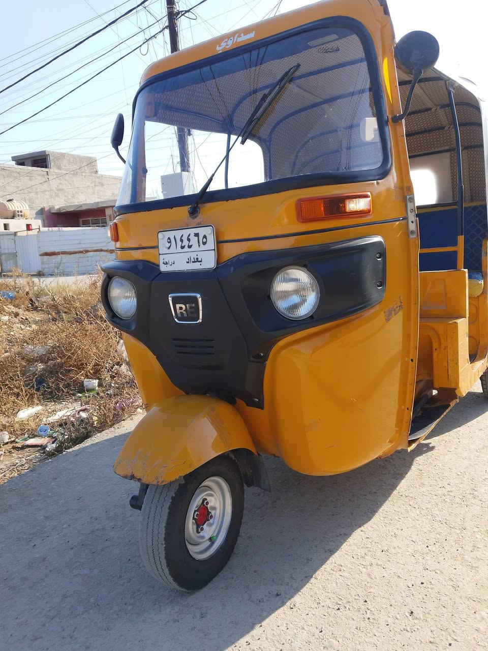 سلام عليكم تكتك للبيع مديل 2020 شهر 10 رقم بغداد بلاديه نضيفه خير من الله بلاديه مكينه واكسن نضيفه سعر  سته وربعمية وبيهة مجال الطيب عنوان بغداد قرب سيطرة الشعب رقم الهاتف ***********
