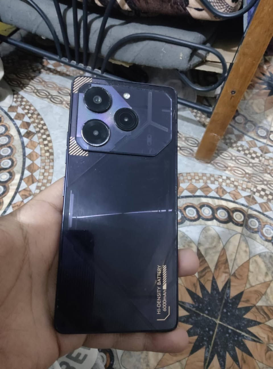 جهاز Tecno Pova 6 pro 5g
تفاصيل الجهاز موجودة بالصورة

جهاز نضيف مفتوح بس تبديل IC الشحن

للبيع  بسعر (١٣٠) 

أو مراوس بجهاز اقوى واطي فرق 

مكني (ديالى>بعقوبة>فلكة الامين)


**إذا كنت صاحب هذا الإعلان وتريد حذفه لأي سبب، رجاءا أرسل رسالة إلى الدعم الفني**