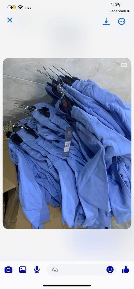 رفعولي منشور عندي اوفرات وملابس شتوي وصيفي شليفات مفرد وجمله وعندي مفرد بلوزات ماركه زي الدولي  سمائي شتوي قطني. يجنن باللبس مال طلعه وبيت ومدرسه وروضه كلش كشخه بناتي ولادي لون مميز وحلو 
 عليهن عرض  اكو ب٣ ونص تصفيه  واكو 
ب٦ فقط  للقطعه و٥ ونص للتاخد ٥ قطع تلبسوهم هسه  وحده ع هالجو او تضموهن لسنه تجي لان يصعد سعرهم  ع موسم الجديد هاي اخر كميه وينفذن وعندي جمله هم. باقل سعر


**إذا كنت صاحب هذا الإعلان وتريد حذفه لأي سبب، رجاءا أرسل رسالة إلى الدعم الفني**