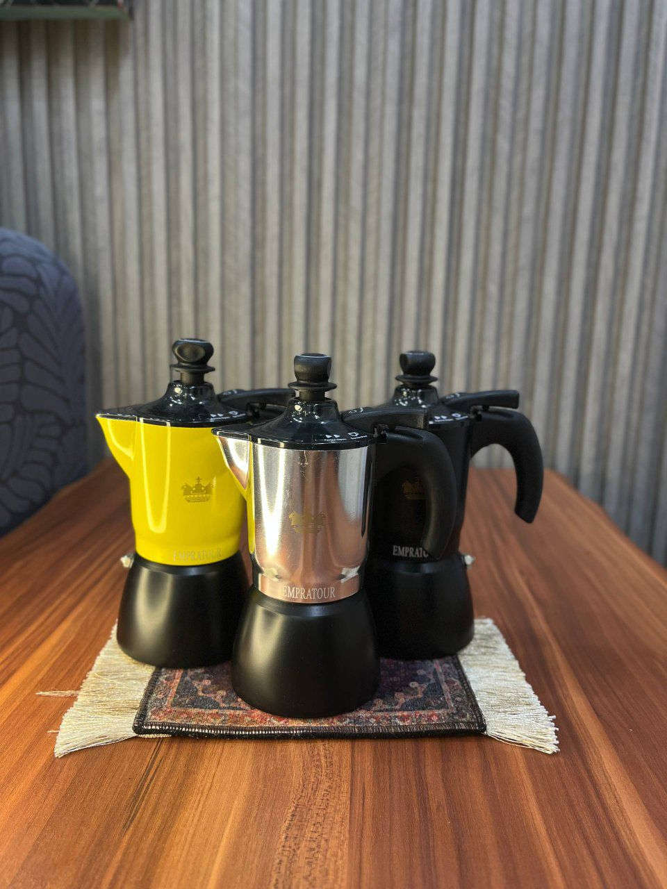 تتوفر لدينا مجموعة مميزة من أدوات تحضير القهوة المنزلية، .
☕ فرنش بريس 
☕ كيمكس 
☕ موكا بوت 
تفاصيل اكثر خاص يوجد توصيل


**إذا كنت صاحب هذا الإعلان وتريد حذفه لأي سبب، رجاءا أرسل رسالة إلى الدعم الفني**