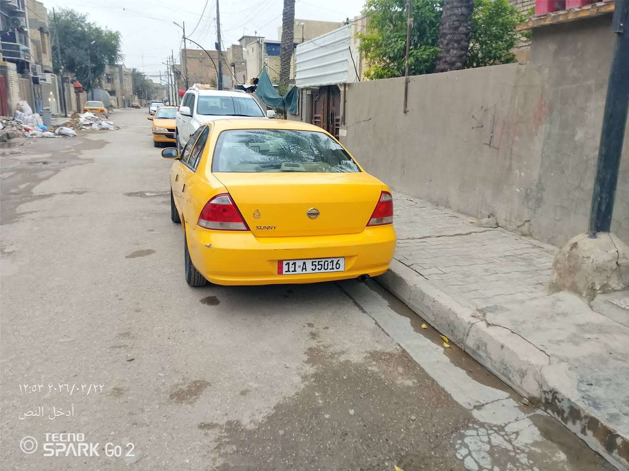 سلام عليكم نيسان خليجي موديل ١٢بيه جاملغ مبدل وثاني مصلح بدون دواخل كامله سياره لمكان بغداد لسعر ٧٨وبيه محال ***********
