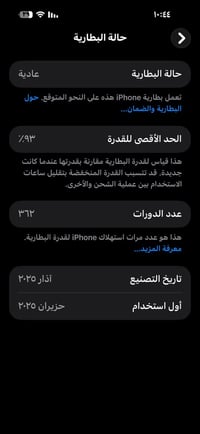 ١٦ برو ماكس نضافه فول ١٠٠/١٠٠زلق مآبي  جهزي شخصي شرق أوسط ماستر بطاريه...