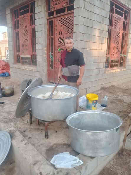 السلام عليكم الطباخ كرار التميمي طباخ كافت المناسبات بسعر مناسب الخدمت ابنا هلي وناسي في غضاء العزيزية علمن معه كامل معدات الطبخ كدوره طباخات تصلو بل رقم***********
