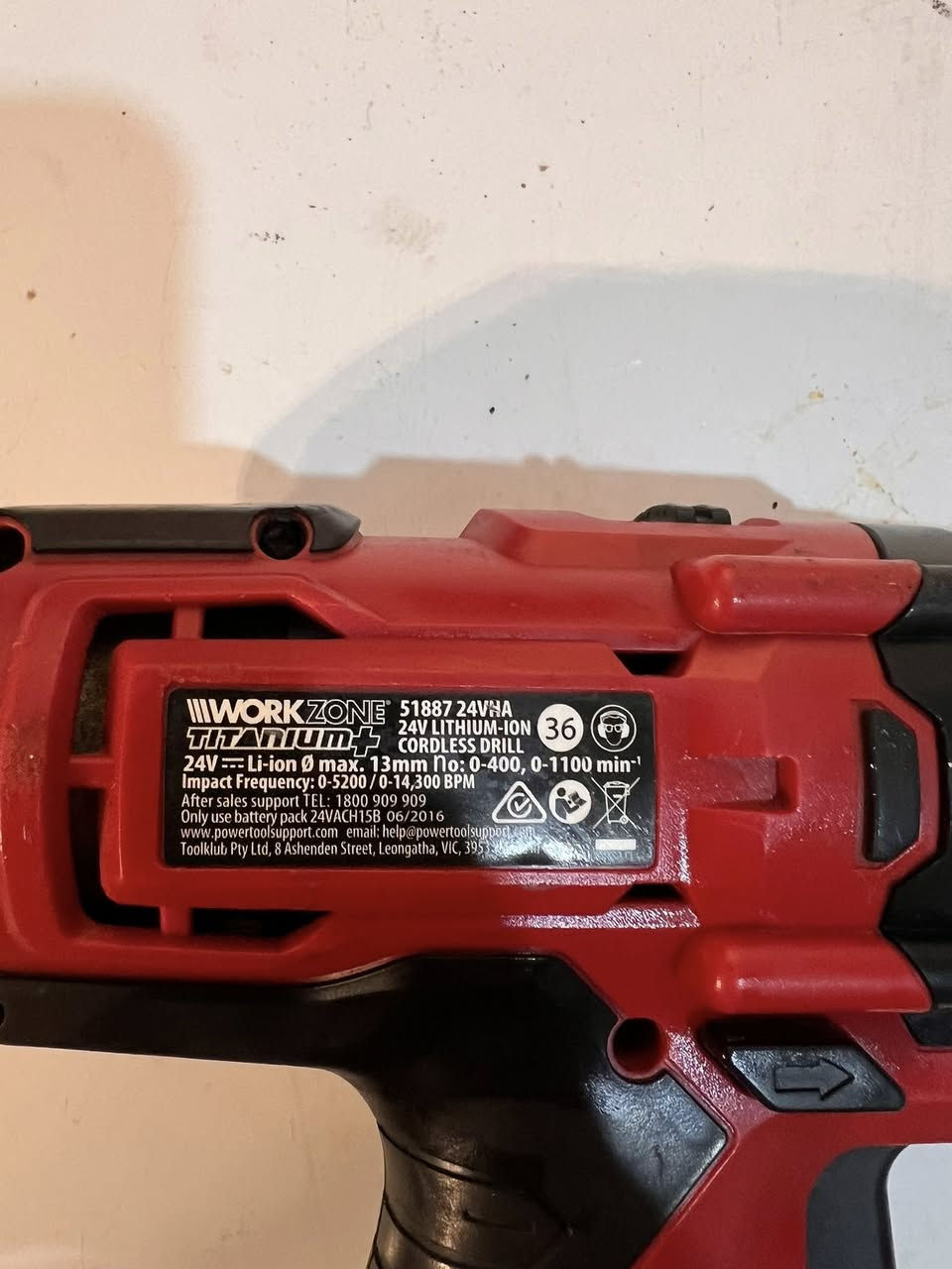 دريل ماركه ورك زون  مع بطاريه وشاحنه باركسايد سعره 50 الف


**إذا كنت صاحب هذا الإعلان وتريد حذفه لأي سبب، رجاءا أرسل رسالة إلى الدعم الفني**