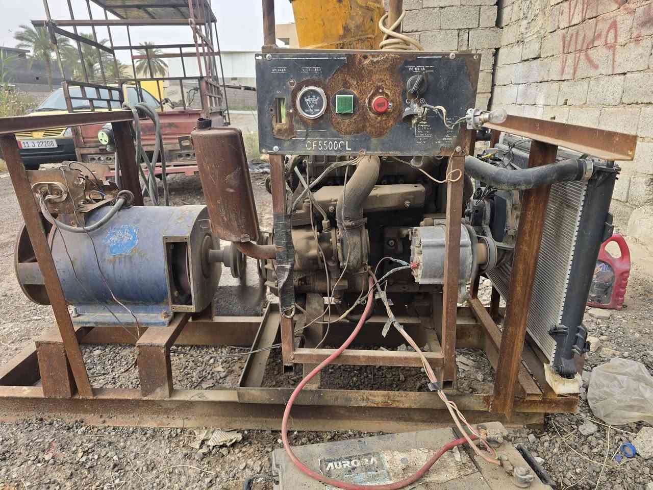 مولدة للبيع محرك ٤ سلندر كاز  وشاصي
الداينمو بي قطع  للبيع ***********
