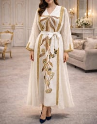 قفطان نسائي • حرير مغربي • L/XL/XXL