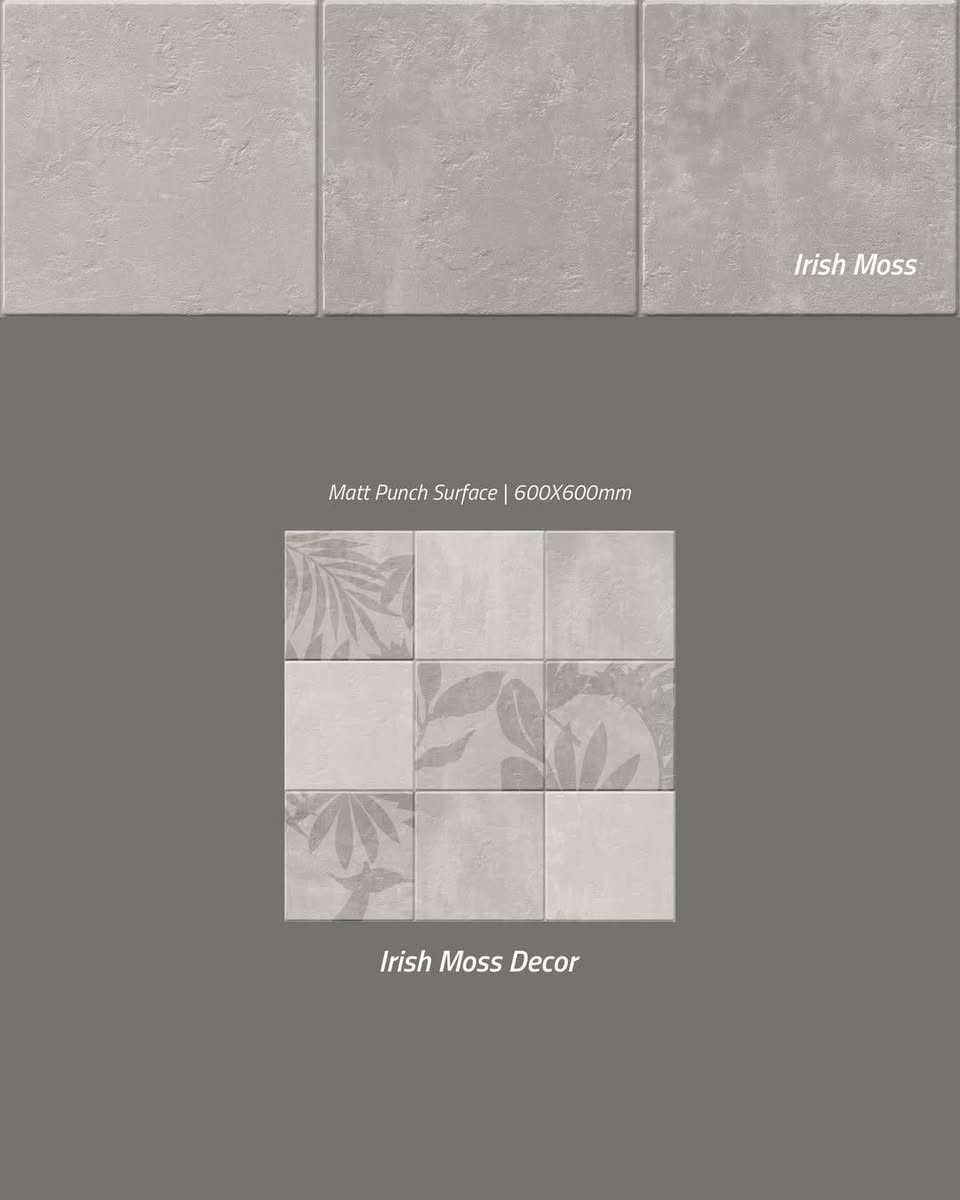 ألوان هادئة. ملمس طبيعي. أناقة خالدة.

آيرش موس يمنح مظهراً مستوحى من الحجر الطبيعي مع سطح مات محبب راقٍ، ليخلق مساحات دافئة وعصرية ومتوازنة.

المقاس: ٦٠٠ × ٦٠٠ مم
متوفر أيضاً مع ديكور آيرش موس لإضافة لمسة تصميمية أنيقة.

خيار مثالي للمنازل والمشاريع والمساحات العصرية.

إل ديكور بورسيلانو

للاستفسارات التجارية والتعاون في الأعمال، لا تترددوا في التواصل معنا. يسعدنا العمل معكم. 🤝

واتساب: wa.me//+919512612654

البريد الإلكتروني:
 amar@lactoseceramic.com

الموقع الالكتروني:
 www.lactoseceramic.com
www.ldecorporcelano.com

#اللاكتوز_سيراميك_آمر #سيراميك_ارضيات #بورسلان #ديكورات_حديثة #تصميم_داخلي #سيراميك_فاخر #فخامة #مقاولات #تصاميم_راقية

#ConstructionMaterials #VitrifiedTiles #PorcelainTiles #TileTrends2026 #morbitiles
 #TileDesign #InteriorDesign #ModernHome #LuxuryTiles #TileInspo


**إذا كنت صاحب هذا الإعلان وتريد حذفه لأي سبب، رجاءا أرسل رسالة إلى الدعم الفني**