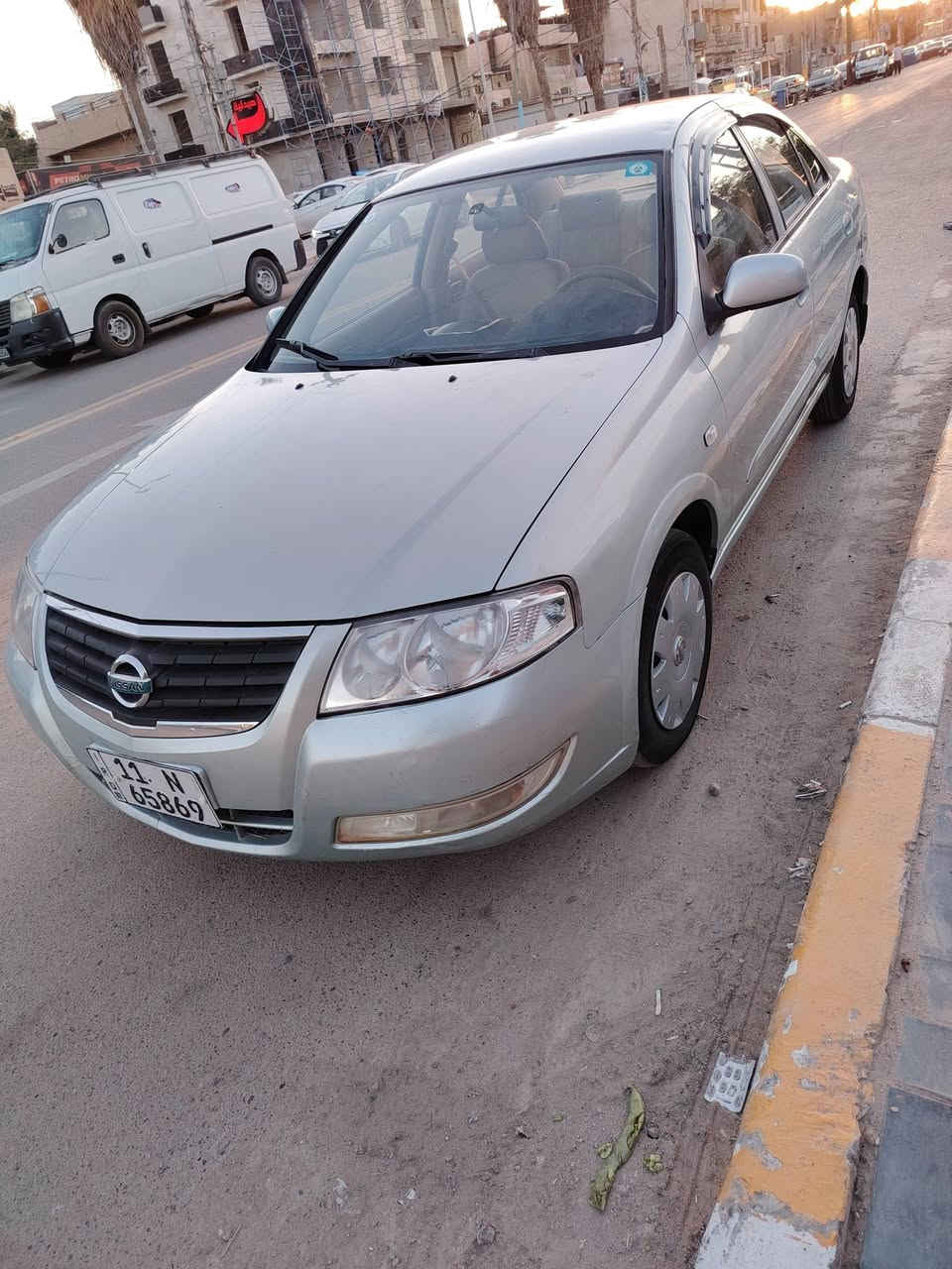 نيسان سني موديل 2007 محرك كير اوتو وتبريد بحاله جيد جدا السعر 80 مكان بغداد *********** جاملغ ين صبغ بدون اي داخل
