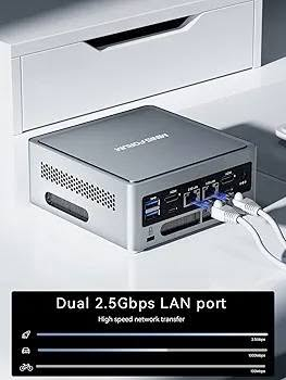 Mini pc minisforum NAB9
Processor: Intel Core i9-12900HK 
Graphics: Integrated Intel Iris Xe Graphics.
Memory: Typically configured with 32GB DDR4-3200 RAM, though it supports up to 64GB via two SODIMM slots.
Storage: Common configurations include a 1TB PCIe 4.0 NVMe SSD, expandable up to 2TB.
Networking: Features dual 2.5G RJ45 Ethernet ports, Wi-Fi 6, and Bluetooth 5.2.
مینی بی سی بدون رام و هارد 
سعر : 530 الف


**إذا كنت صاحب هذا الإعلان وتريد حذفه لأي سبب، رجاءا أرسل رسالة إلى الدعم الفني**
