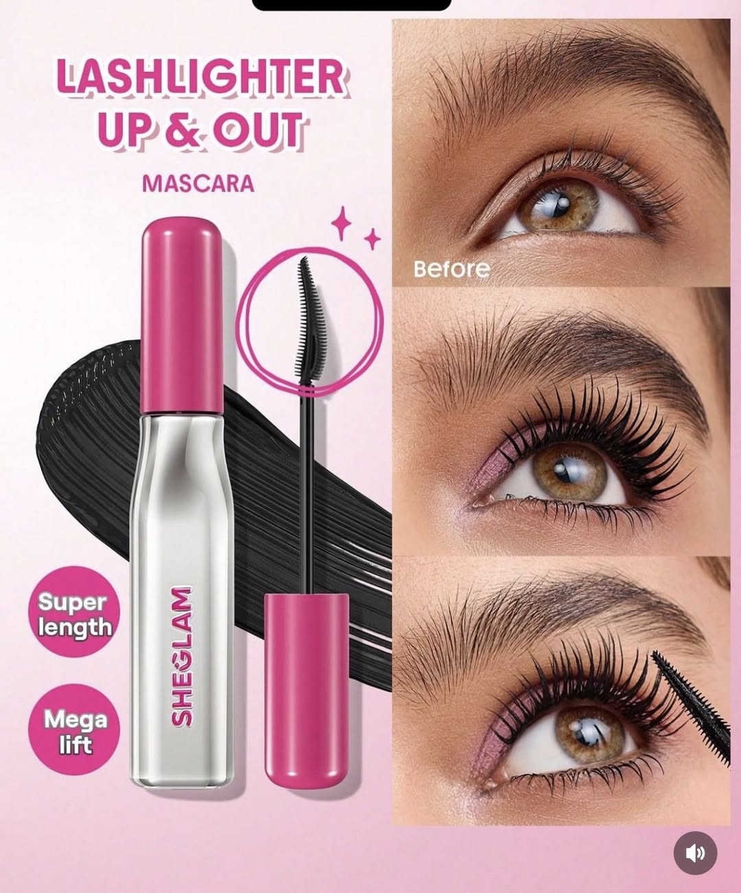 ماسكارا SHEGLAM، 
معروفة بتركيبتها المقاومة للماء التي تمنح الرموش كثافة وطولاً. وتتميز هذه الماسكارا بفرشاة مزدوجة الأطراف، حيث يوفر كل طرف تأثيراً مختلفاً (تكثيف وطول)، وتأتي بلون أسود عادةً. 
معلومات المنتج الرئيسية
الماركة: SHEGLAM
النوع: ماسكارا للرموش (Flower Rich Mascara)
الخصائص:
مقاومة للماء (Waterproof)
توفر الكثافة والطول
لا تسبب التكتل وتفصل الرموش
السعر ٣ فقط


**إذا كنت صاحب هذا الإعلان وتريد حذفه لأي سبب، رجاءا أرسل رسالة إلى الدعم الفني**