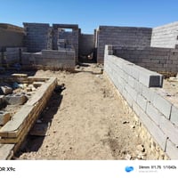 هيكل البيع بي غرفتين وهول وبراني ومطبخ وحمام داخلي ومناور شوفت عينك مث...