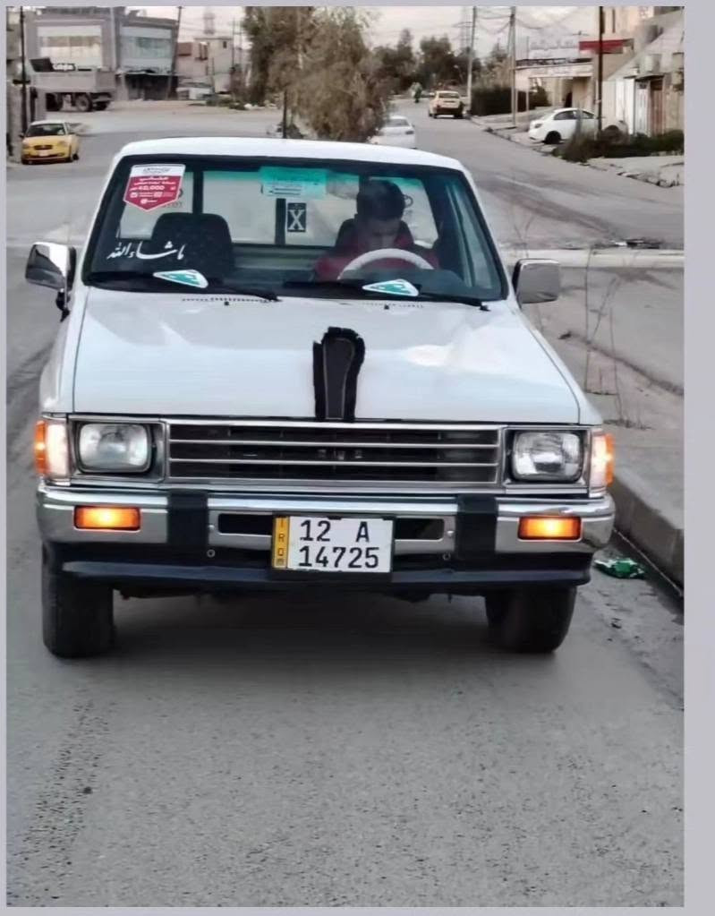 للبيع بيكم تويوتا موديل 88 رقم نينوى دولي سنويه لغايه 31 مكينه و گير حداديه جديده شاصي مكفول كهربائيات جاهزه دوشمه جديده المكان نينوى الهاتف ***********
