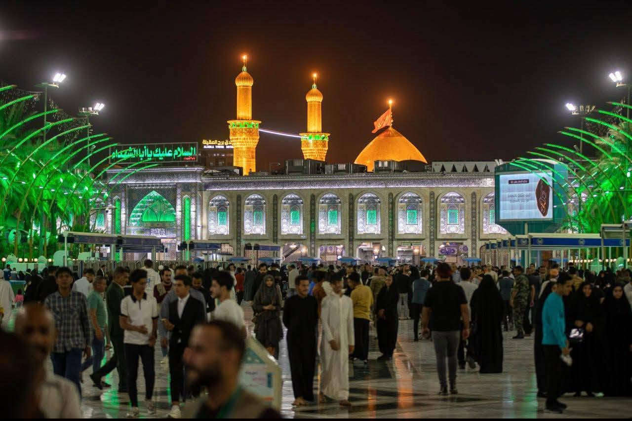 حمله إلى كربلاء المقدسه يوم الثلاثاء   النفر 5الف  التجمع بالثنتين ونص  الضهر يم فلكة الساعه للحجز***********وتساب
