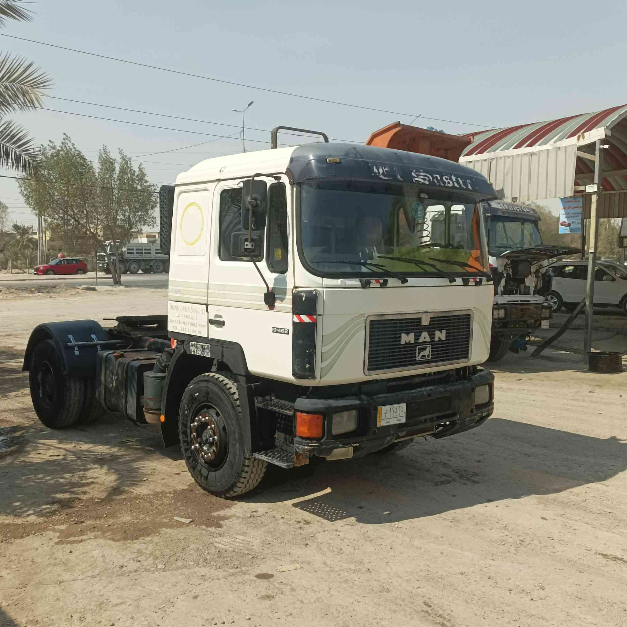 للبيع مان رأس قاطره فقط3لوحات بغداد محرك 10دبل تربو جديد كير 160اكسن اكتروز ربطه البي سياره جديده سنويه نهايته 26سعره 85قفل. مكان النجف  ***********
