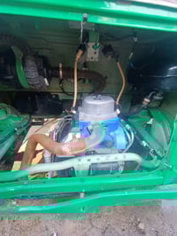 تكتك بحالة جيدة مع لون خارجي أخضر جذاب. المحرك يعمل بشكل ممتاز والدعام...