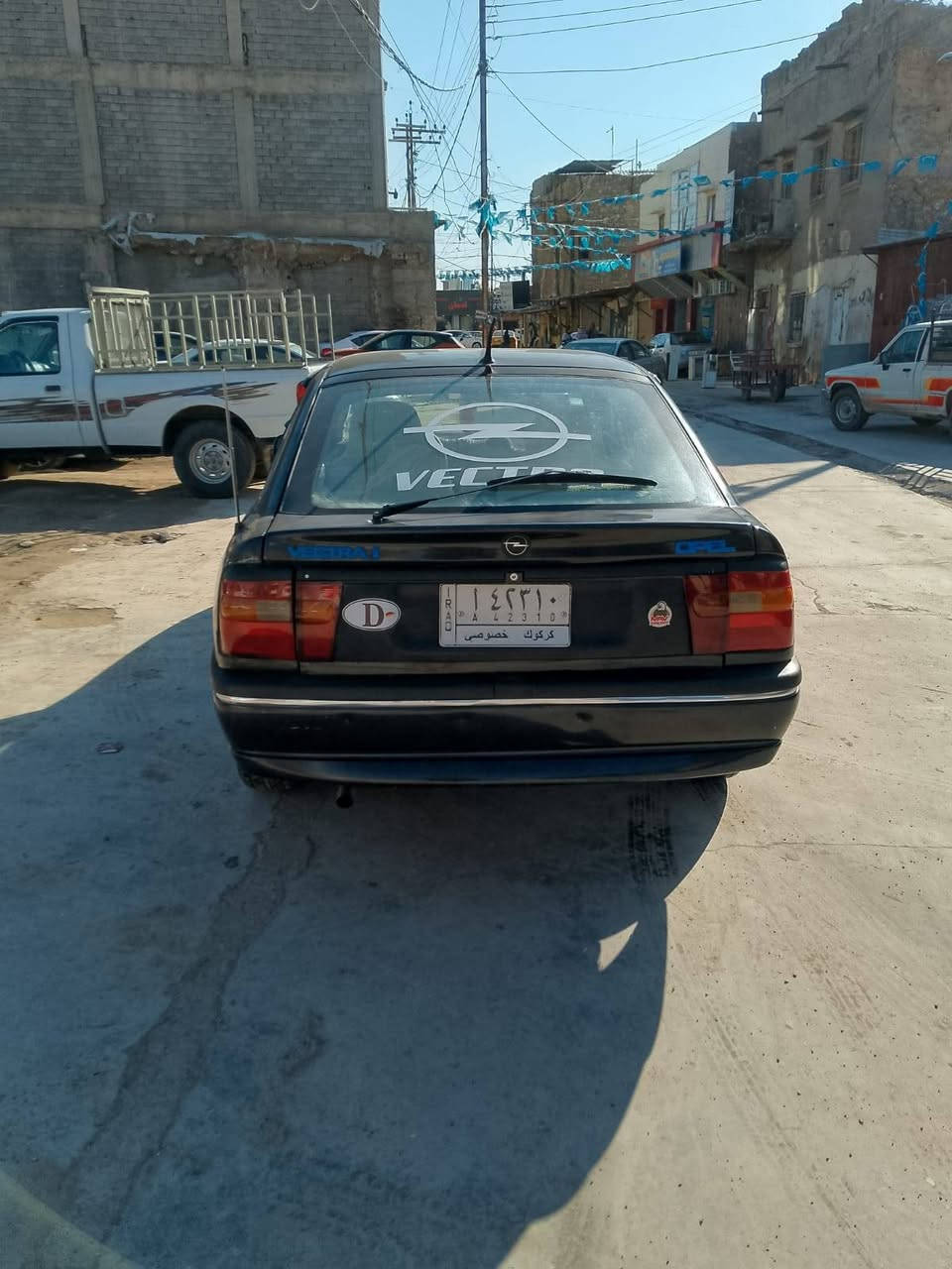 اوبل فيكترا للبيع موديل 1991 سنويه مشروع وطني لحد 2028 بيها دفتر بانزين كير محرك شرط تأيرات جديد صدر امامي و خلفي مضبوط شر محرك لا صرف لا بخار كهربائيات كله شغال تتفئه شغال سقف سلايف استيرن باور قفل مركزي شرط التحويل و الوكاله السعر ٣٣بي مجال مكان السياره كركوك ***********
